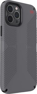 Speck Speck Presidio2 Grip - Etui na iPhone 12 Pro Max z powłoką MICROBAN (Graphite Grey/Bold Red) 2