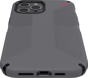 Speck Speck Presidio2 Grip - Etui na iPhone 12 Pro Max z powłoką MICROBAN (Graphite Grey/Bold Red) 3
