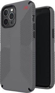 Speck Speck Presidio2 Grip - Etui na iPhone 12 Pro Max z powłoką MICROBAN (Graphite Grey/Bold Red) 4
