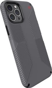 Speck Speck Presidio2 Grip - Etui na iPhone 12 Pro Max z powłoką MICROBAN (Graphite Grey/Bold Red) 5