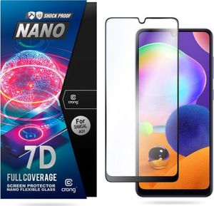 Crong Crong 7D Nano Flexible Glass - Szkło hybrydowe 9H na cały ekran Samsung Galaxy A31 6