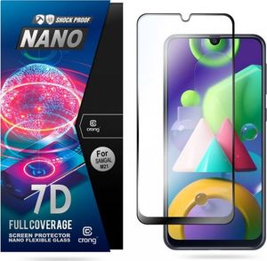 Crong Crong 7D Nano Flexible Glass - Szkło hybrydowe 9H na cały ekran Samsung Galaxy M21 6