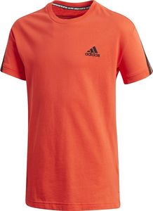 Adidas Koszulka dla dzieci adidas B 3S Tee pomarańczowa GK3194 : Rozmiar - 164cm 1