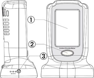 Wintact Miernik dwutlenku węgla, czujnik CO2 z datą oraz pomiarem temperatury Wintact WT8820 uniwersalny 7
