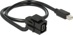 Kabel Delock DisplayPort Mini - DisplayPort Mini 0.5m czarny (86374) 1