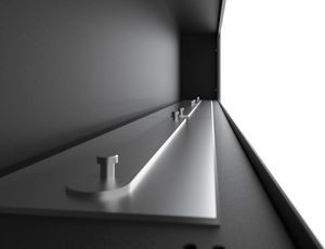 Simple Fire Biokominek do zabudowy/ do zawieszenia SIMPLE FRAME 1800 BLACK uniwersalny 6