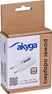 Ładowarka Akyga AK-CH-03W 1x USB-A 1 A (AK-CH-03W) 3