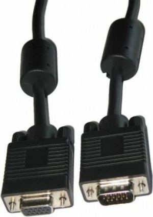 Kabel D-Sub (VGA) - D-Sub (VGA) 1.5m czarny (KPO3711-1,5) 1