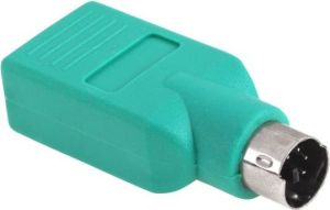 Adapter USB USB - PS/2 Zielony  (ZLA0502-2) 1