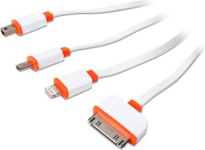Kabel USB Omega USB-A - 1 m Pomarańczowy (OUCK4WO) 2