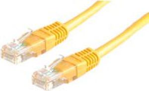 Roline PatchCord, UTP, Cat5e, 1m, żółty (21.15.0532) 1