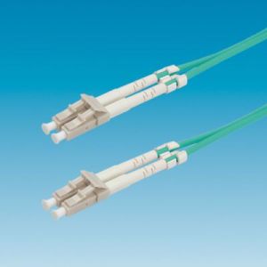 Roline Patchcord światłowodowy, 50/125, LC-LC, OM3, 2m, turkusowy (21.15.8702) 1