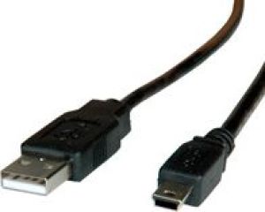 Kabel USB Roline USB-A - 0.8 m Czarny (11.02.8708) 1