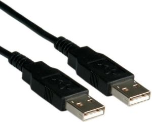 Kabel USB Roline USB-A - USB-A 1.8 m Czarny (11.02.8930) 1