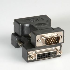 Adapter AV Roline DVI-I - D-Sub (VGA) czarny (12.03.3110) 1