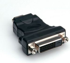 Adapter AV Roline HDMI - DVI-D czarny (12.03.3115) 1