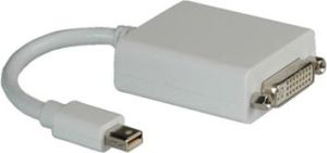 Adapter AV Roline DisplayPort Mini - DVI-I biały (12.03.3128) 1