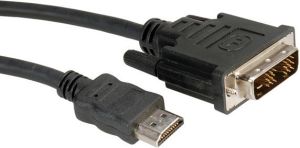 Kabel Roline HDMI - DVI-D 2m czarny (11.04.5522) 1