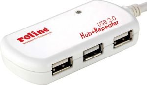 HUB USB Roline 4x USB-A  (12.04.1085) 1
