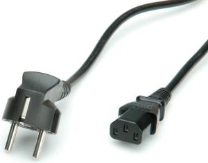 Kabel zasilający Roline Schuko-IEC C13, 3m, 10A, czarny (19.08.1030) 2