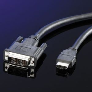 Kabel Value HDMI - DVI-D 2m czarny (11.99.5522) 2