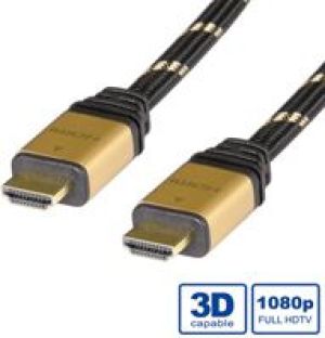 Kabel Roline HDMI - HDMI 2m złoty (11.04.5502) 1