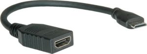 Kabel Roline HDMI Mini - HDMI 0.15m czarny (11.04.5586) 1