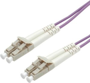 Roline Patchcord światłowodowy, 50/125um, LC-LC, OM4, 5m, fioletowy (21.15.8755) 1