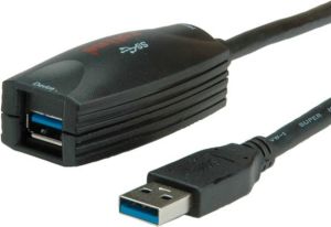 Kabel USB Roline USB-A - 5 m Czarny (12.04.1096) 1