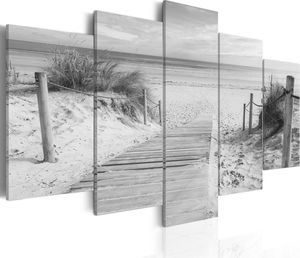 Artgeist Obraz - Poranek na plaży - czarno-biały ARTGEIST 1