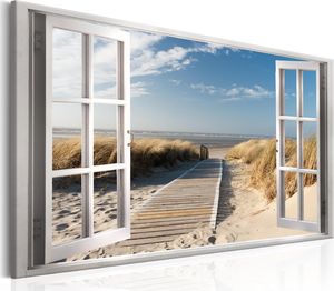 Artgeist Obraz - Okno: widok na plażę ARTGEIST 1