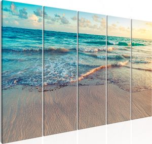 Artgeist Obraz - Plaża w Punta Cana (5-częściowy) wąski ARTGEIST 1