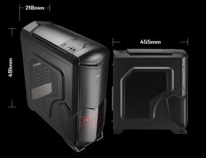 Obudowa Aerocool BattleHawk (BattleHawk Black) 10