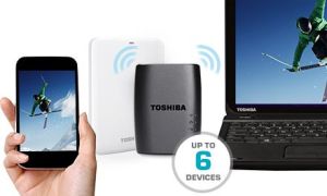 Toshiba Store.E, moduł WiFi do dysków przenośnych (HDWW100EKWF1) 4