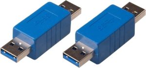 Adapter USB Maclean USB - USB Niebieski  (MCTV-614) 1
