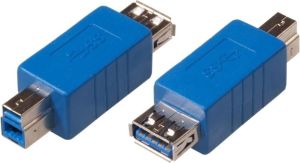 Adapter USB Maclean USB - USB-B Niebieski  (MCTV-616) 1