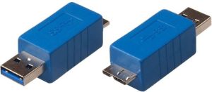 Adapter USB Maclean microUSB 3.0 - USB Niebieski  (MCTV-617) 1