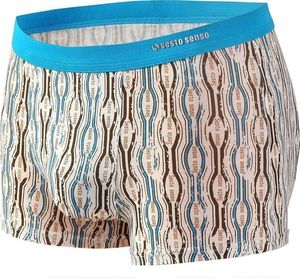 Sesto Senso Kolorowe bokserki męskie z delikatnego Micromodalu Funky r. L (108-5) 1