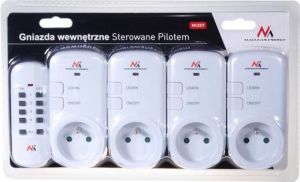 Maclean Gniazdka sieciowe wewnętrzne sterowane pilotem (MCE07) 1