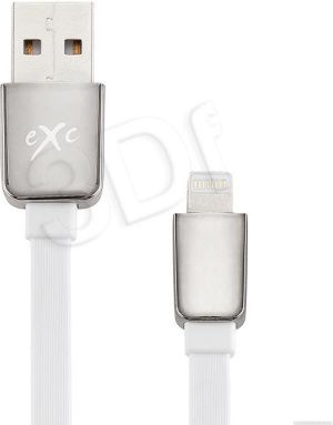 Kabel USB eXc  iPhone 5/5C/5S6+/iPad /iPod, 2 m, biały (KABEXCLINEIPH52WHI) 1