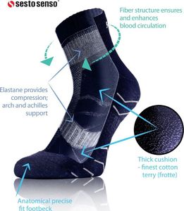 Sesto Senso Oddychające sportowe skarpety AMZ z frotte Sesto Senso 43-46 6