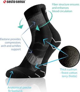 Sesto Senso Oddychające sportowe skarpety AMZ z frotte Sesto Senso 39-42 6