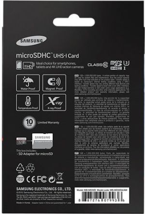 Karta Samsung Pro+ MicroSDHC 32 GB Class 10 UHS-I/U3  (MB-MD32DA/EU) 3