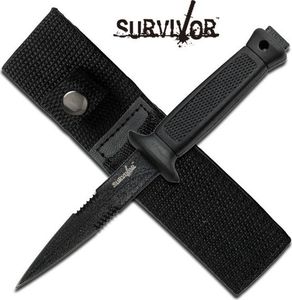 Nóż Survivalowy Ostrze Stałe 16,5 Cm - Hk-740bk 2