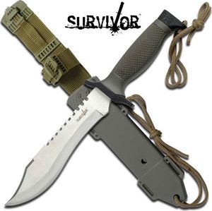 Nóż Survivalowy Profesjonalny Ostrze Stałe Hk-6001s 2
