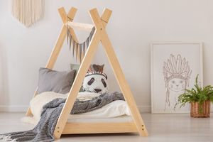 ADEKO STOLARNIA Łóżko MILA TP 90x190 sosna z drewna tipi 2