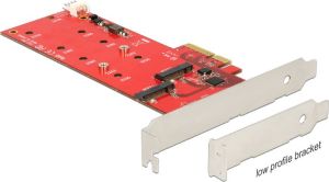 Kontroler Delock PCIe 2.0 x4 - 2x M.2 SATA (89388) 3