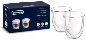 DeLonghi Szklanki do Cappuccino 2szt. 270ml 2