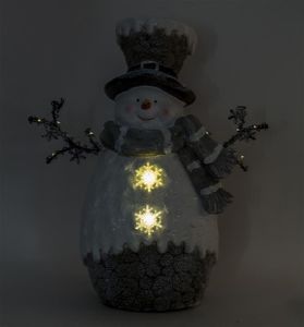 Dekoracja świąteczna Pigmejka Figurka Bałwanek Led uniwersalny 9