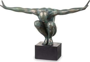 Pigmejka Figurka człowiek niebieski/złoty 31x49x15 cm uniwersalny 1